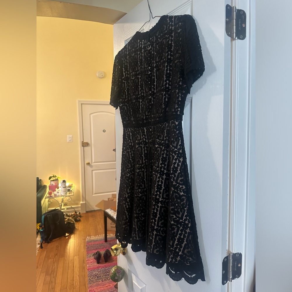 Brooklyn Industries Black Lace Eyelit Dress, Perfect Condition, size 6